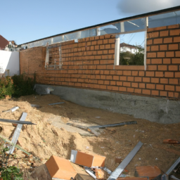 Agrandissement terrasse pour espace de jeu pour enfants Saint-Amand-Montrond